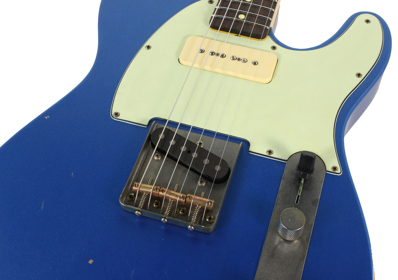 Nash T63 Guitar, Lake Placid Blue, P90 Neck - Image 7
