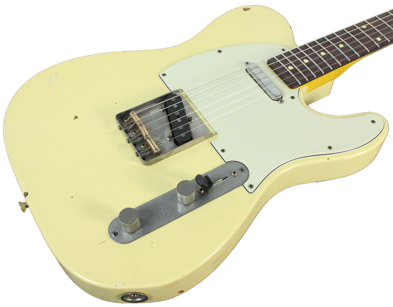 Nash T63 Guitar, Vintage White, Light Aging - Image 2
