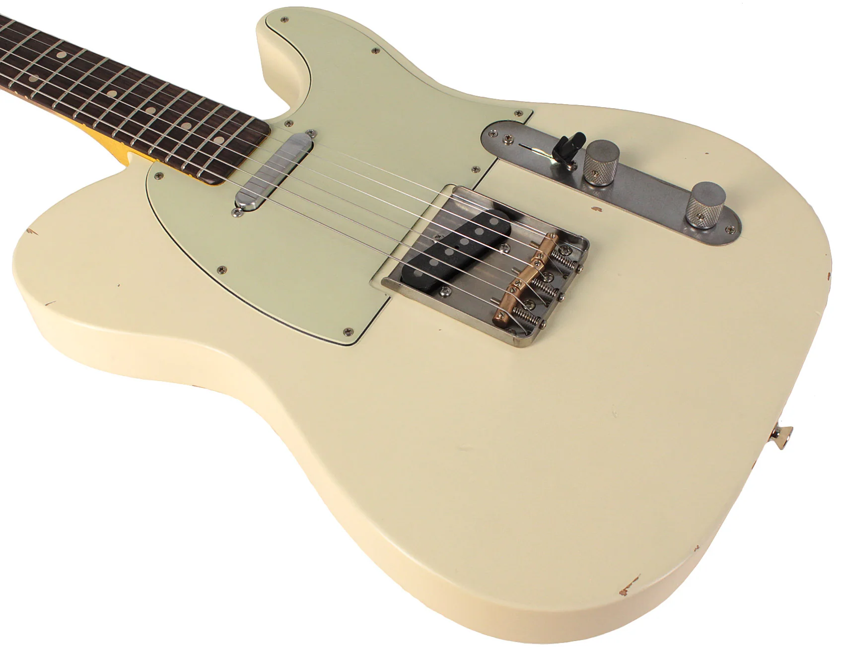 Nash T63 Guitar, Olympic White, Light Aging - Image 4