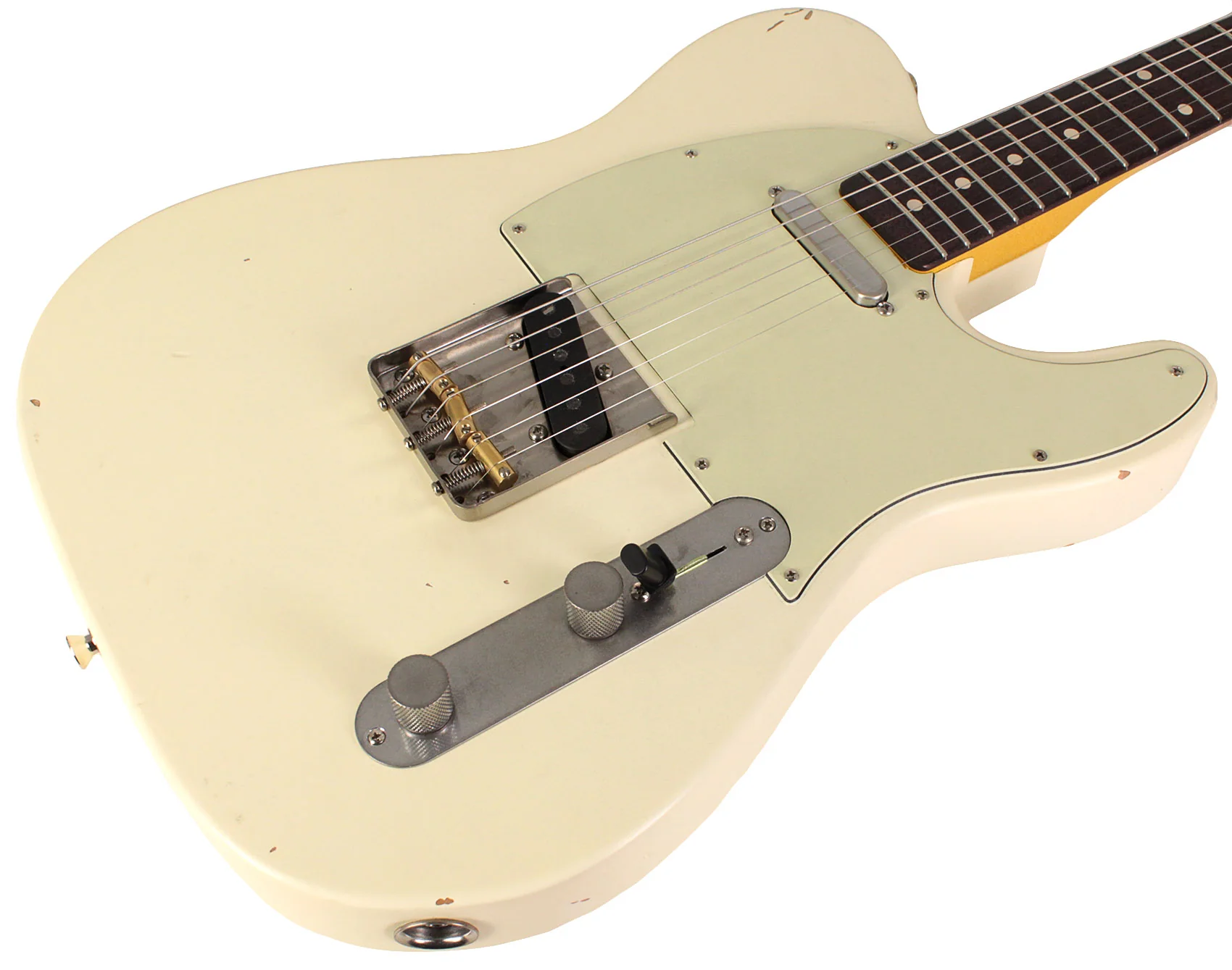 Nash T63 Guitar, Aged Olympic White, Light Aging - Image 2