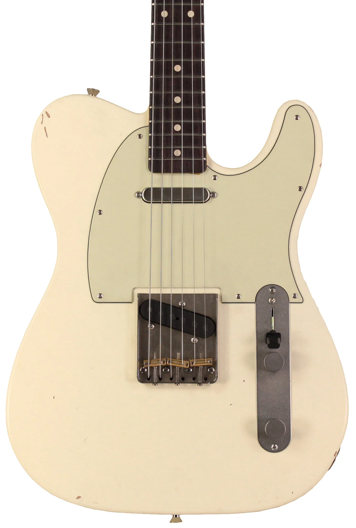 Nash T63 Guitar, Aged Olympic White, Light Aging - Image 5