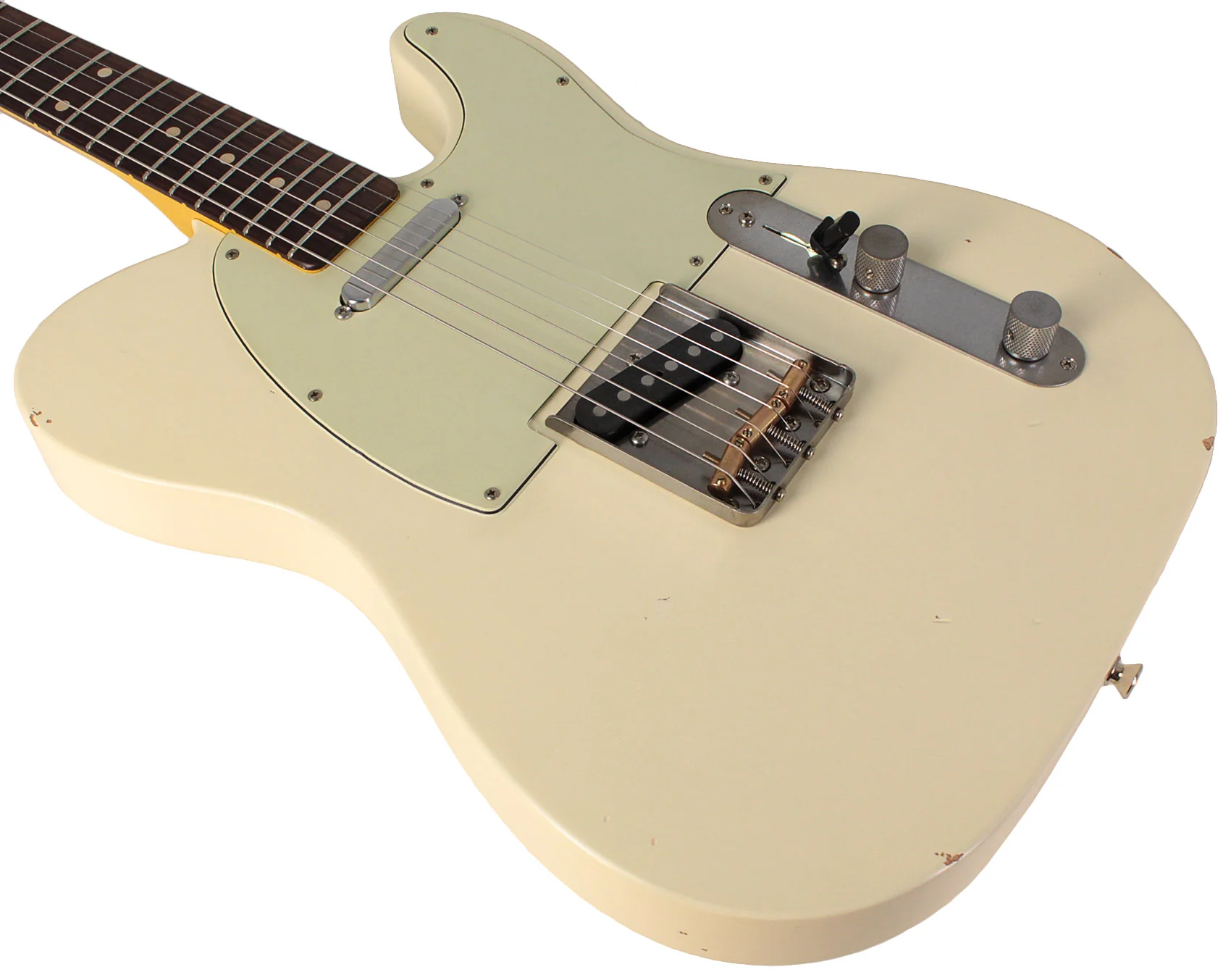 Nash T63 Guitar, Olympic White, Light Aging - Image 4