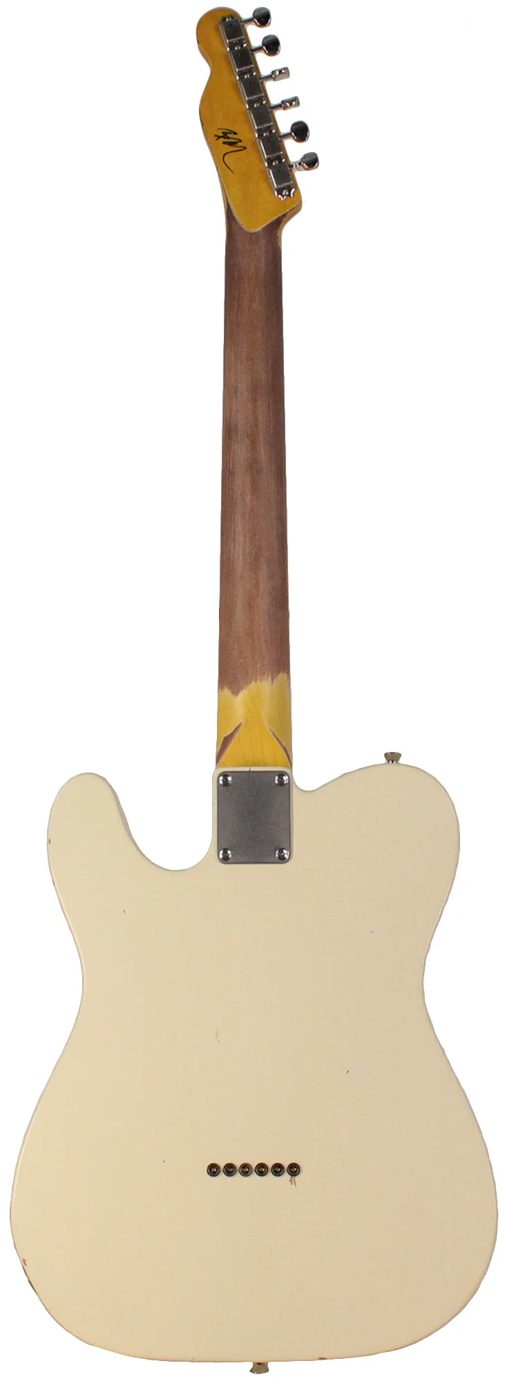 Nash T63 Guitar, Olympic White, Light Aging - Image 6