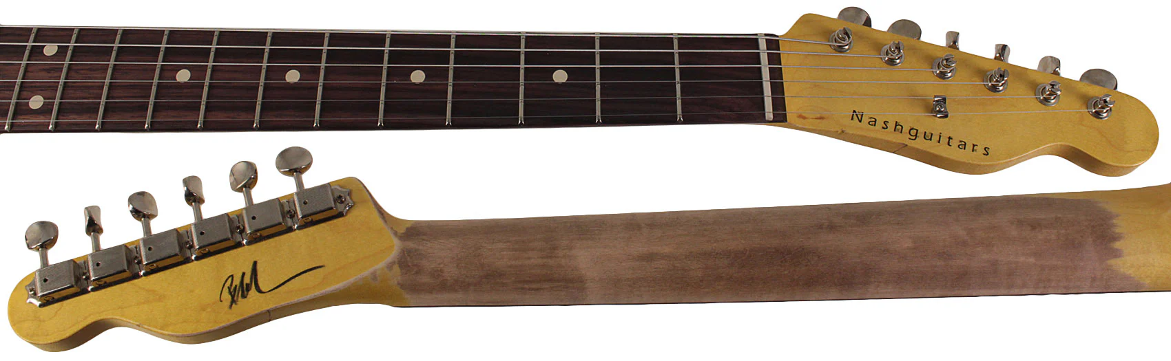 Nash T63 Guitar, Pink Sparkle, Light Aging - Image 9