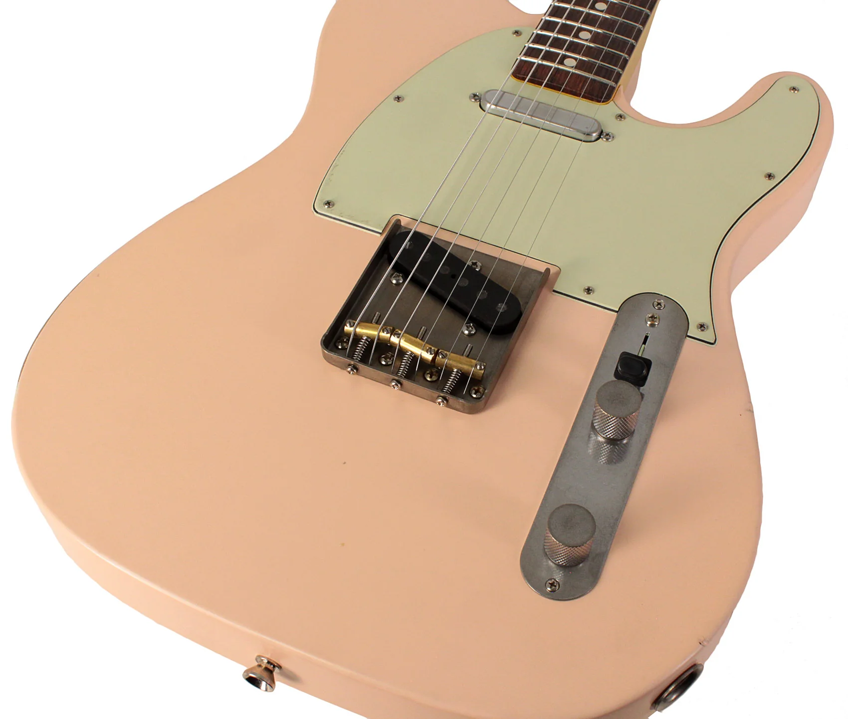 Nash T63 Guitar, Shell Pink, Light Aging - Image 3