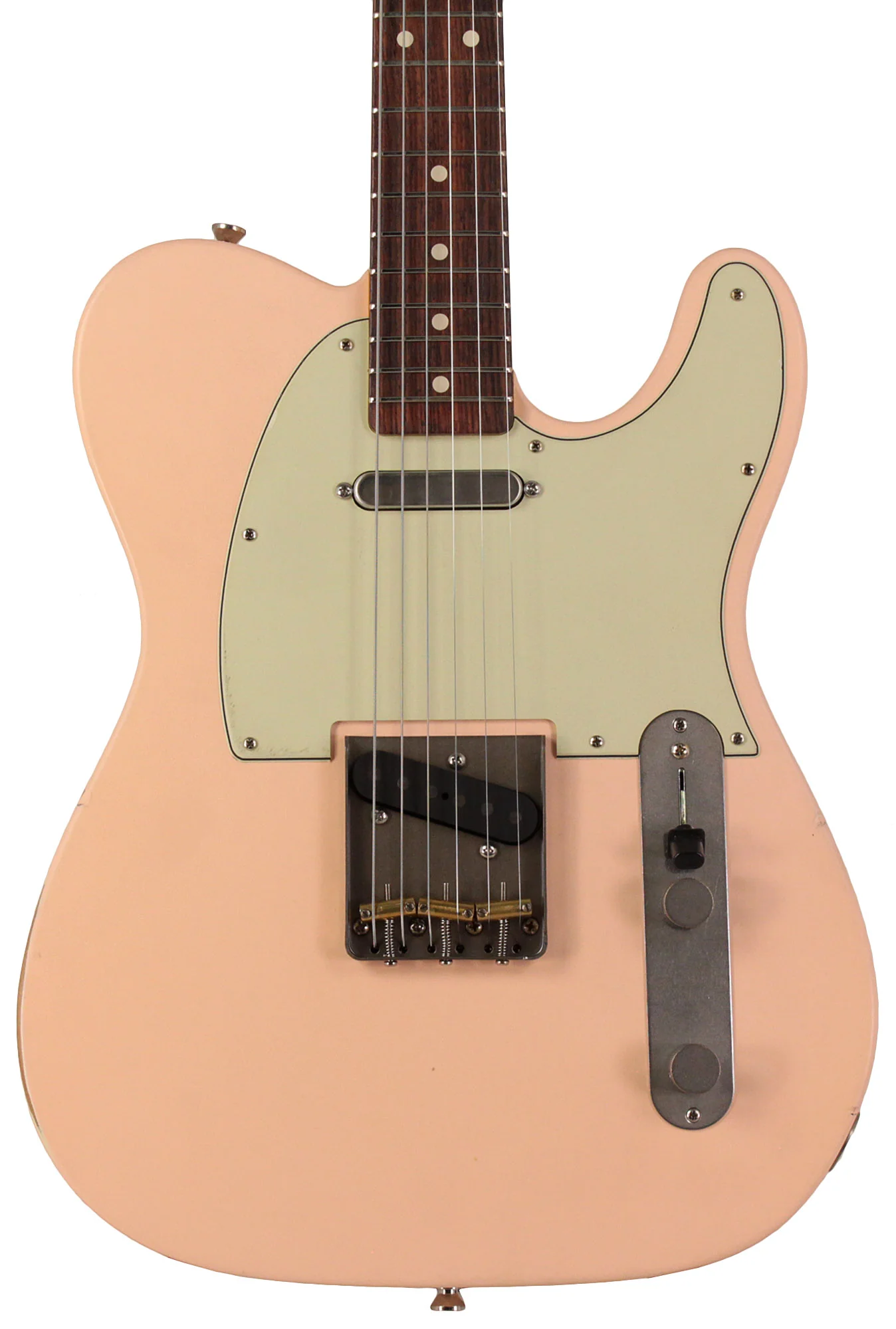 Nash T63 Guitar, Shell Pink, Light Aging - Image 5