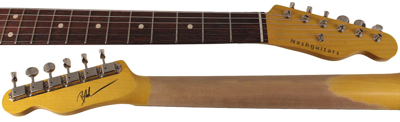 Nash T63 Guitar, Shell Pink, Light Aging - Image 8