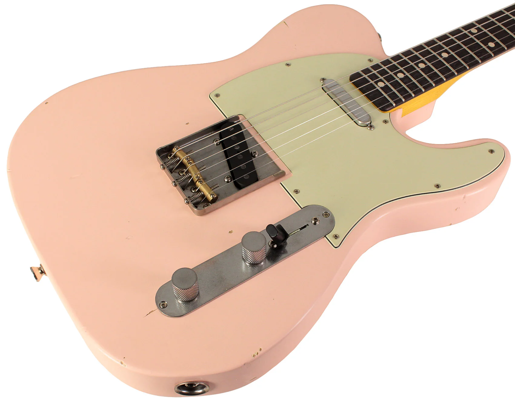 Nash T63 Guitar, Shell Pink, Light Aging - Image 2