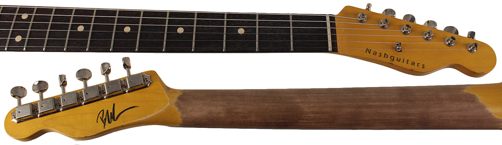 Nash T63 Guitar, Shell Pink, Light Aging - Image 7