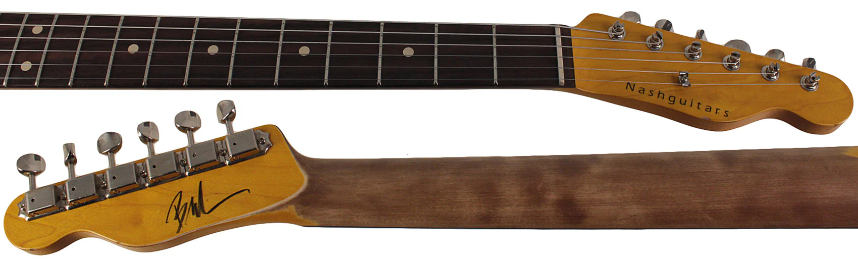 Nash T63 Guitar, Shell Pink, Light Aging - Image 8