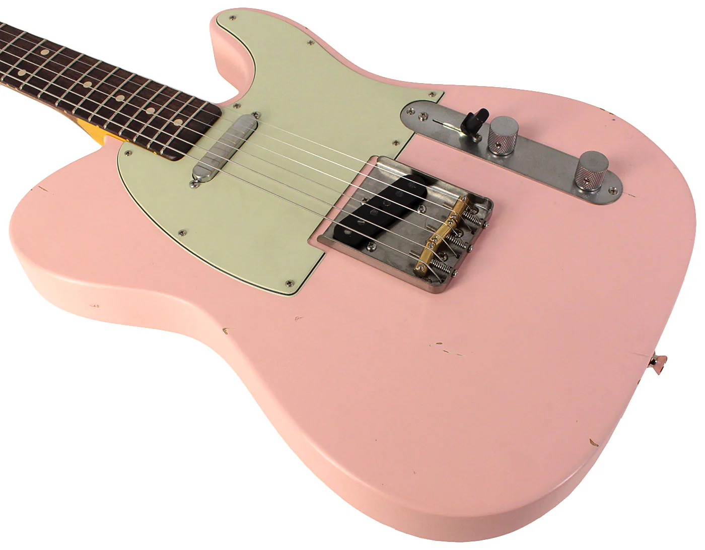 Nash T63 Guitar, Shell Pink, Light Aging - Image 4