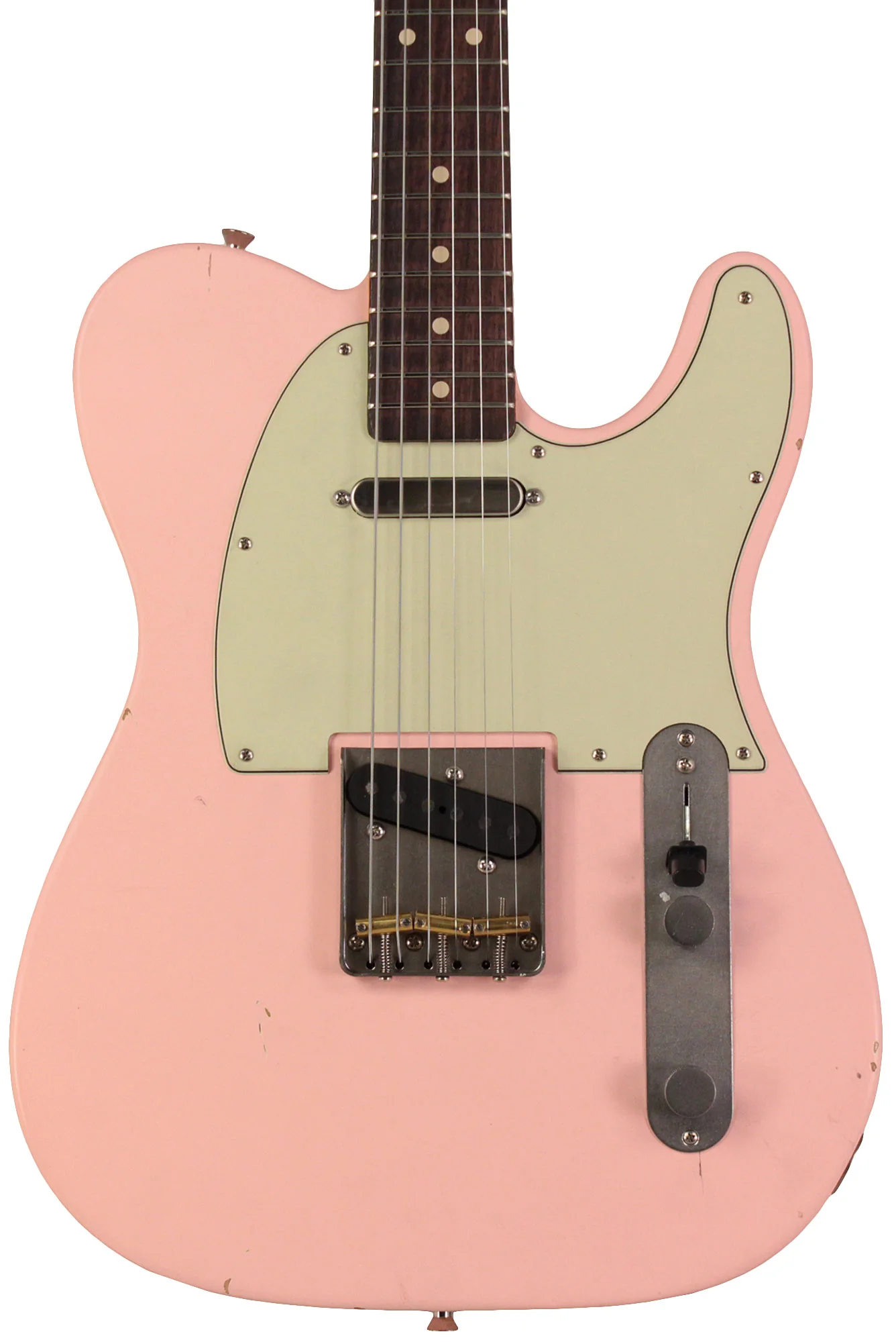 Nash T63 Guitar, Shell Pink, Light Aging - Image 5