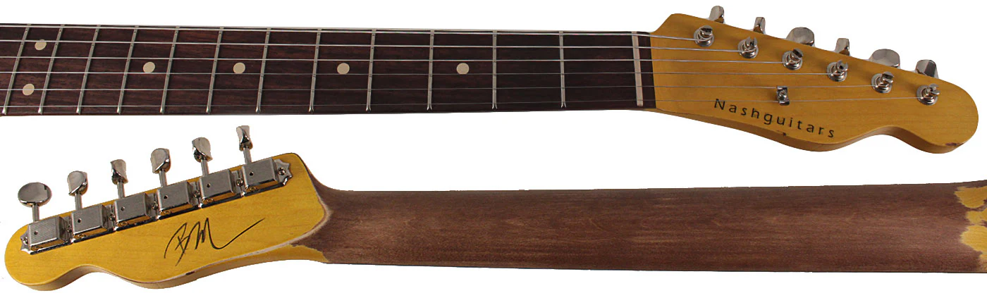 Nash T63 Guitar, Shell Pink, Light Aging - Image 7
