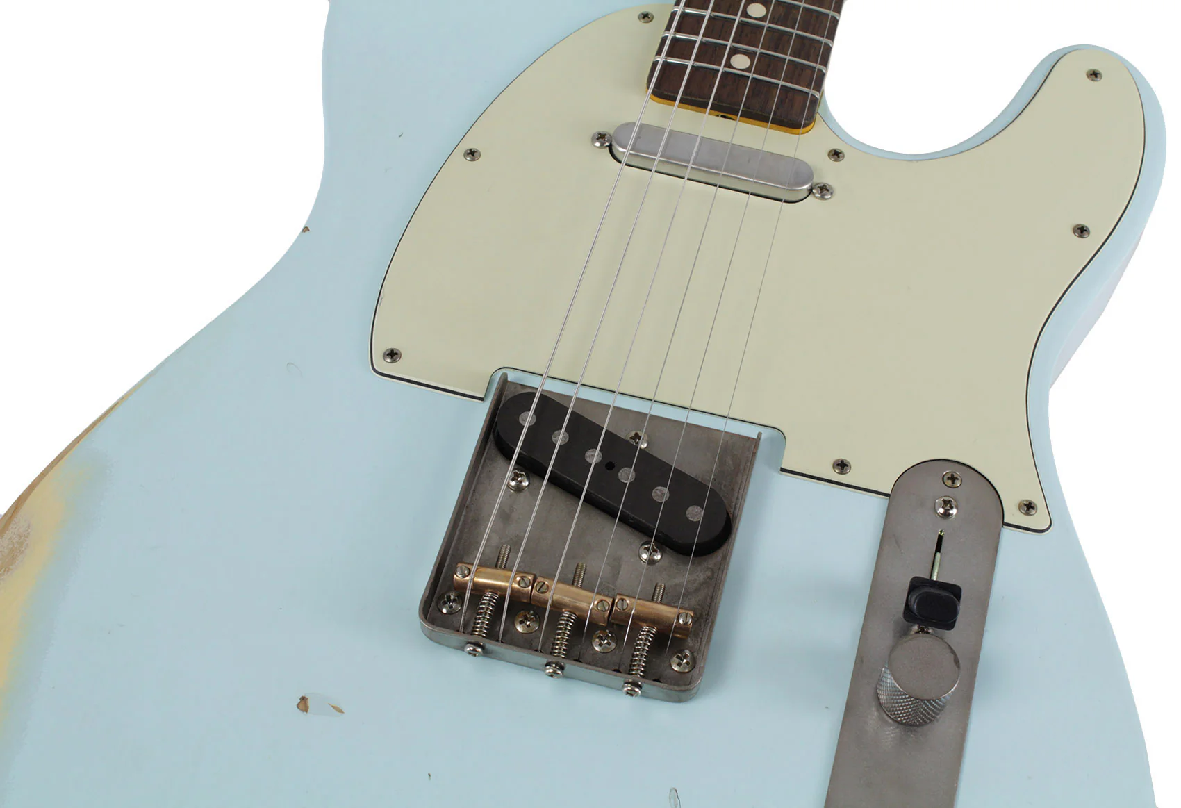 Nash T63 Guitar, Sonic Blue, Medium Aging - Image 3