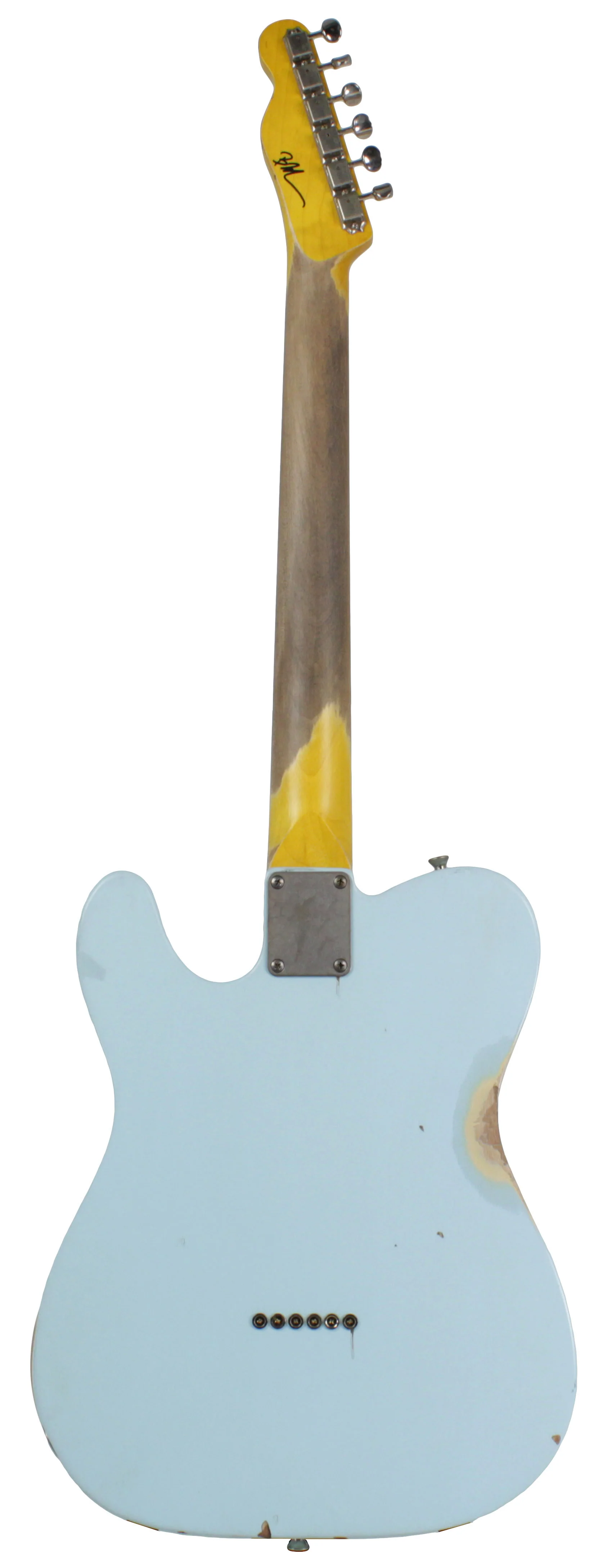 Nash T63 Guitar, Sonic Blue, Medium Aging - Image 7