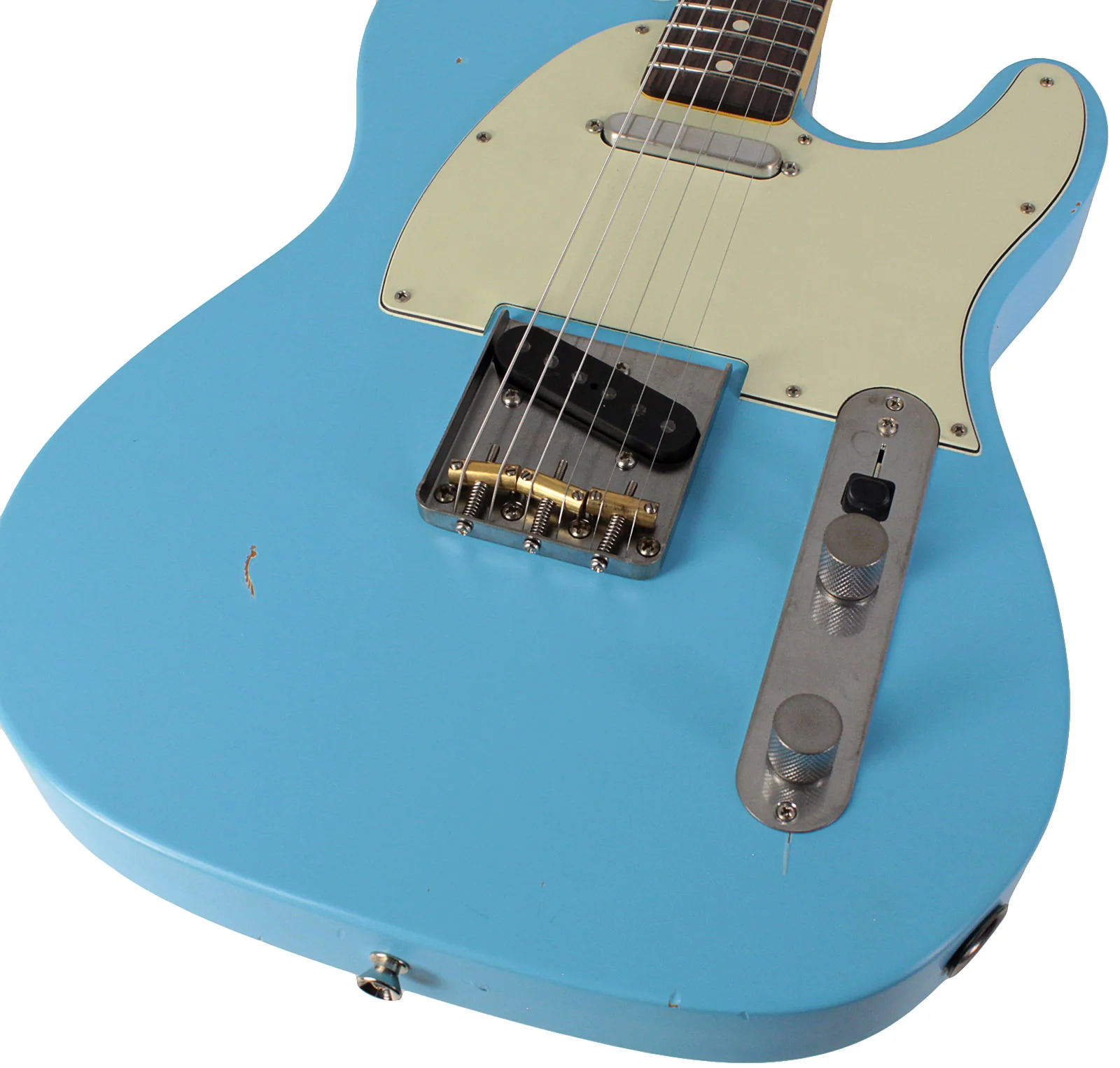 Nash T63 Guitar, Daphne Blue, Light Aging - Image 3
