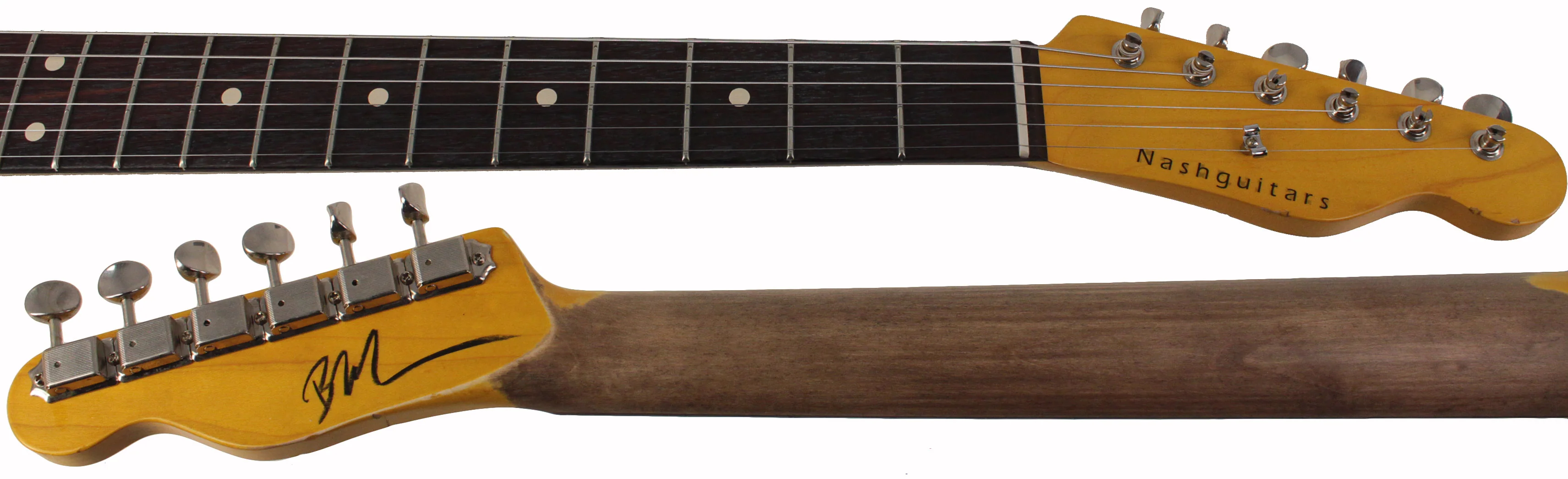 Nash T63 Guitar, Sonic Blue, Light Aging - Image 8