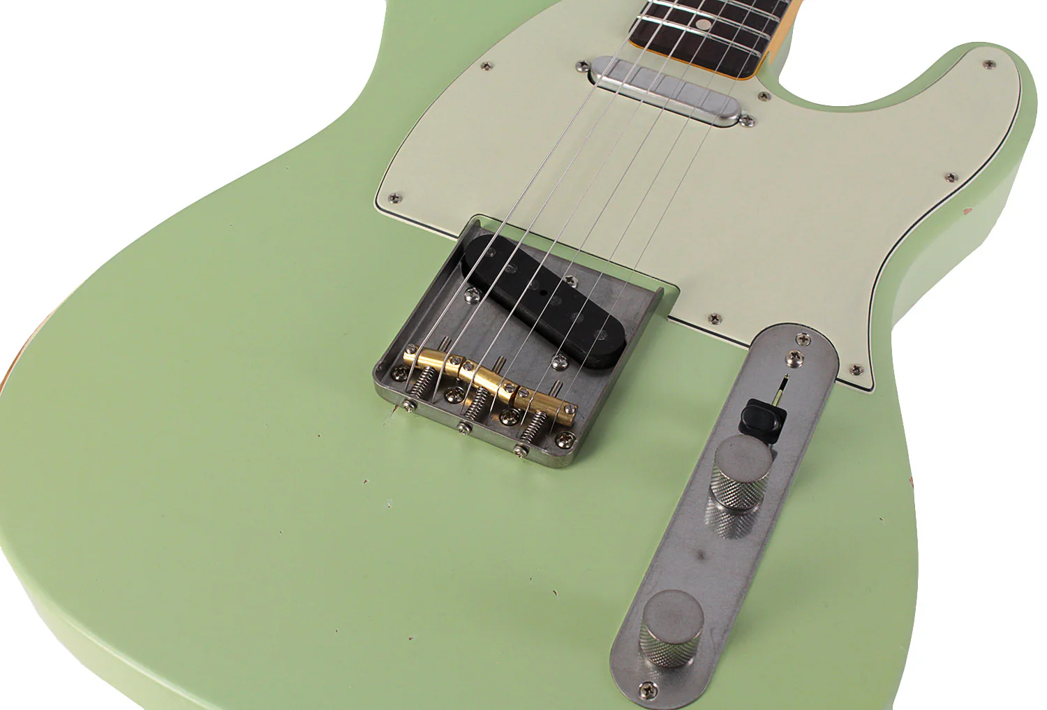 Nash T63 Guitar, Surf Green, Light Aging - Image 6
