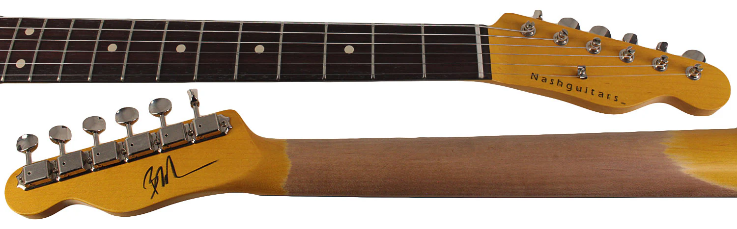 Nash T63 Guitar, Surf Green, Light Aging - Image 8