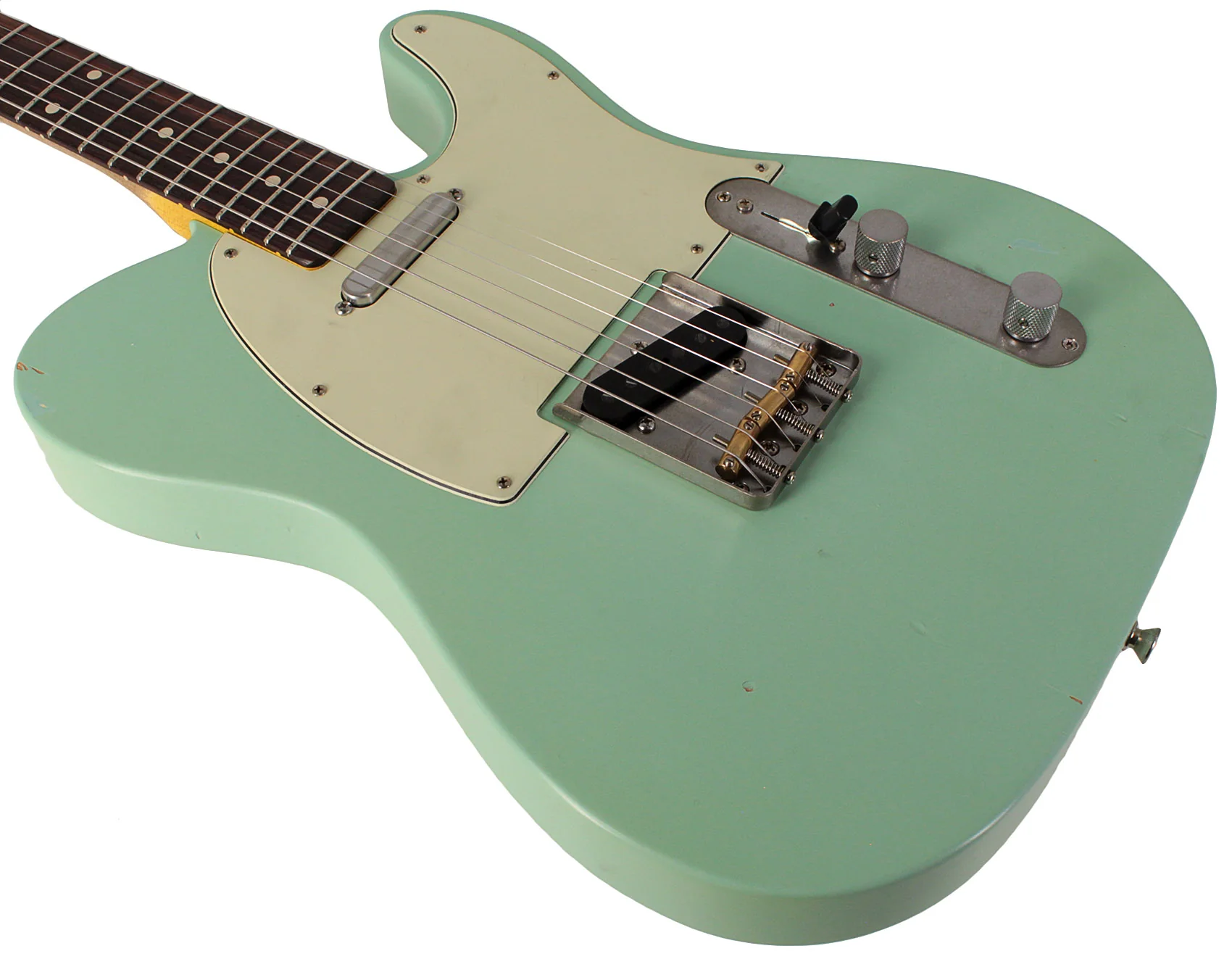 Nash T63 Guitar, Surf Green, Light Aging - Image 4