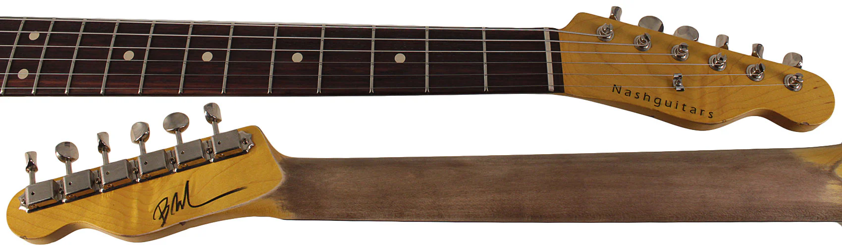 Nash T63 Guitar, Surf Green, Light Aging - Image 8