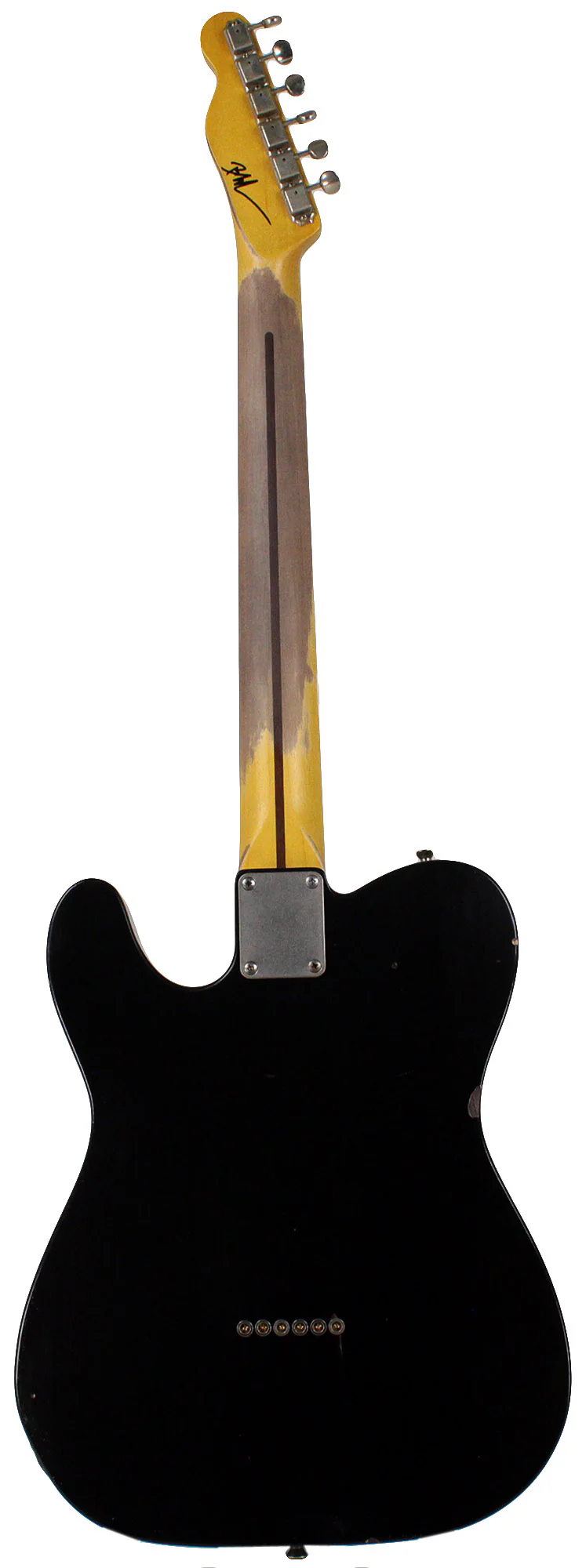Nash T69TL Thinline Guitar, Black - Image 7