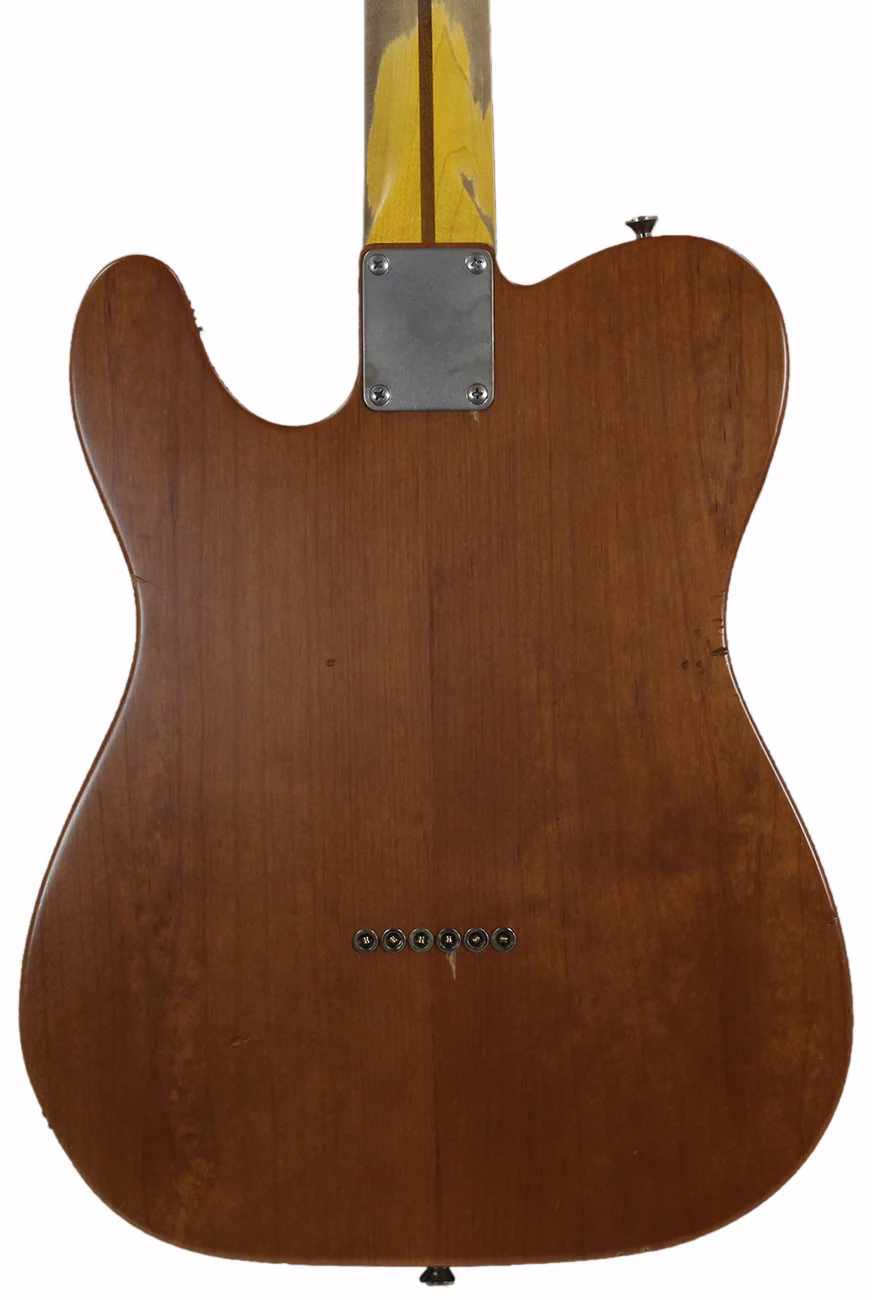 Nash TC69 Thinline Flame Top Guitar - Tobacco Burst - Image 4