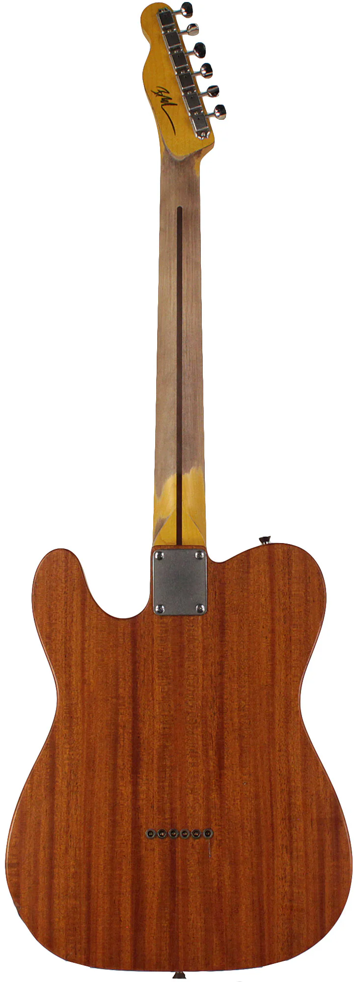 Nash T69TL Thinline Guitar, Natural Mahogany, Light Aging - Image 7