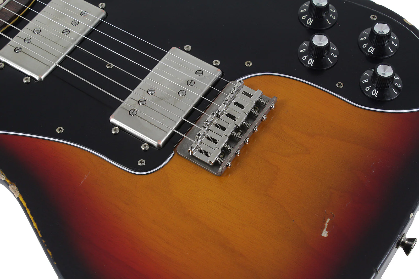 Nash T72DLX Guitar, 3 Tone Sunburst, Rosewood, Medium Aging - Image 5