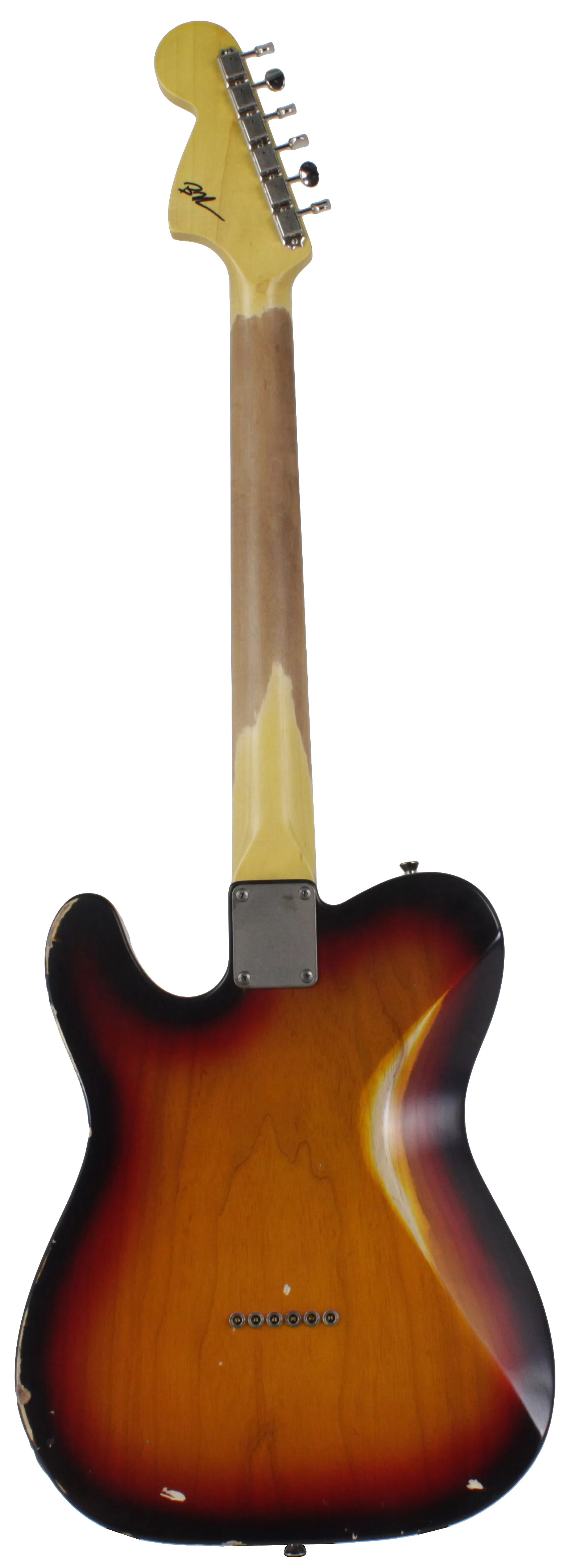 Nash T72DLX Guitar, 3 Tone Sunburst, Rosewood, Medium Aging - Image 7