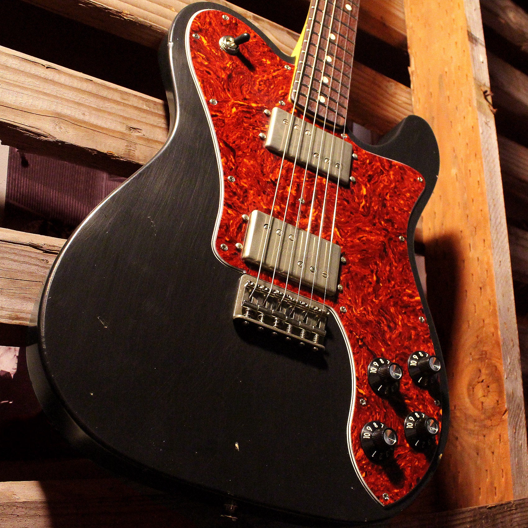 Nash T72DLX Guitar, Black, Rosewood, Light Aging - Image 10