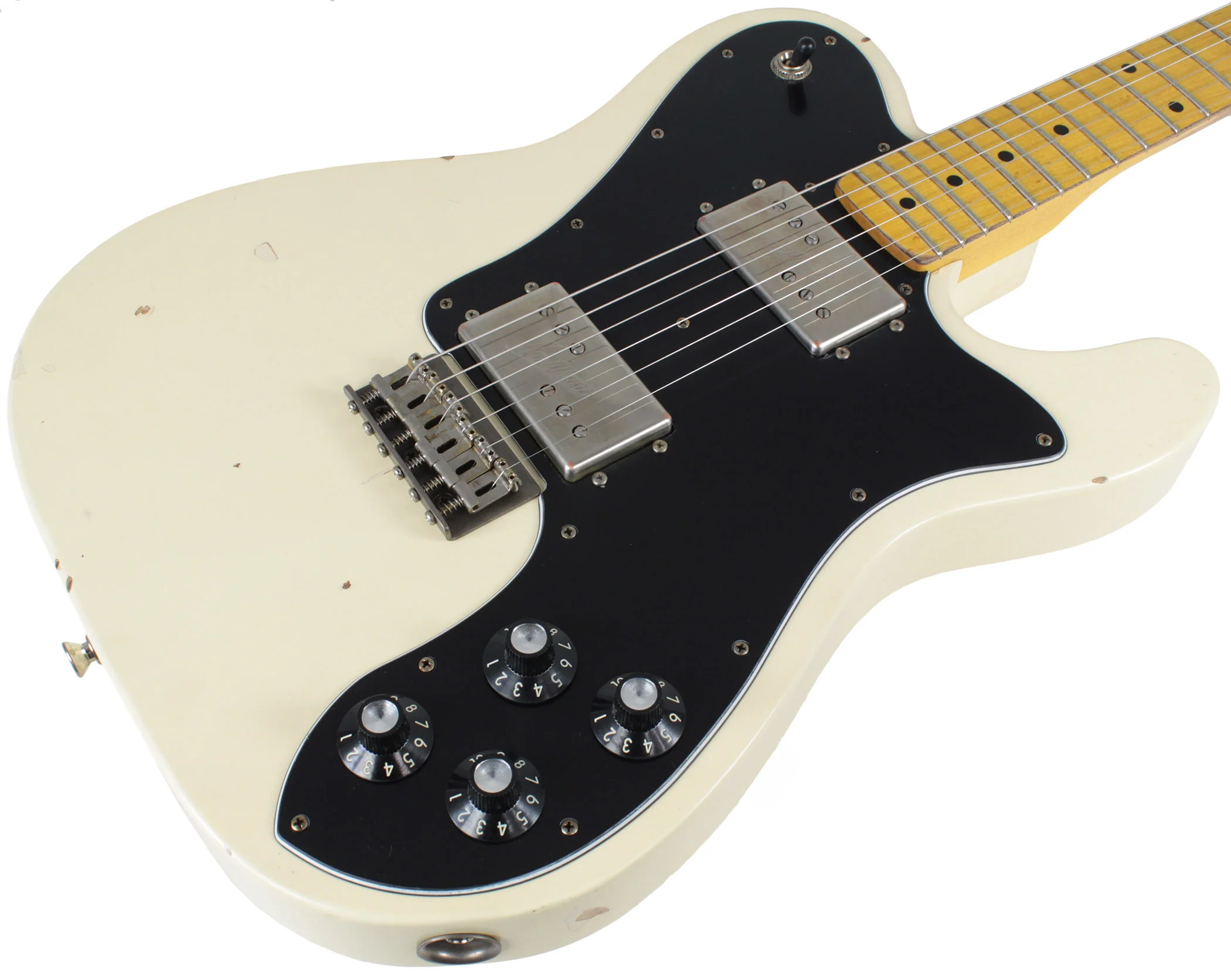 Nash T72DLX Guitar, Olympic White, Light Aging - Image 2