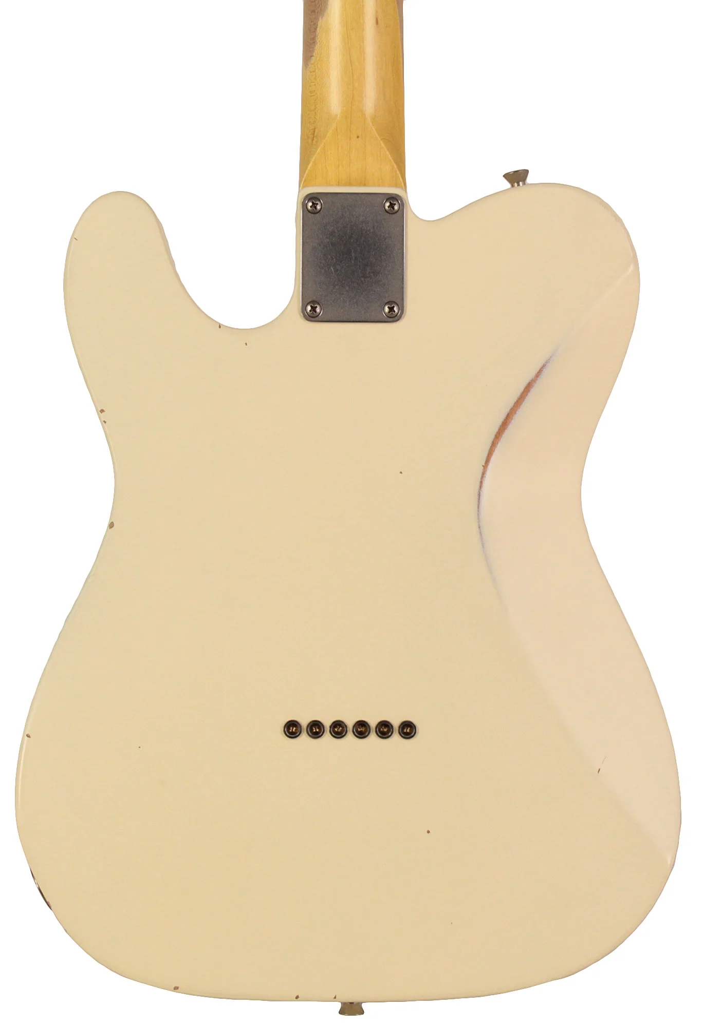 Nash T72DLX Guitar, Olympic White, Rosewood, Light Aging - Image 6