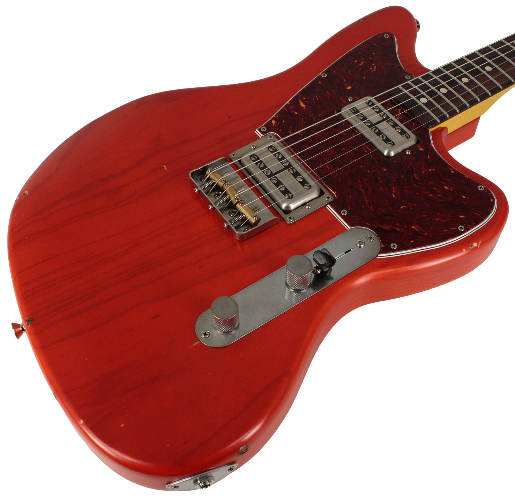 Nash T-Master Guitar, Gretsch Orange, Lollartrons - Image 2