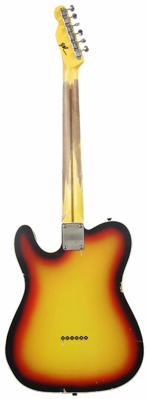 Nash T2HB Guitar, 3 Tone Sunburst, Lollartrons, Maple - Image 5