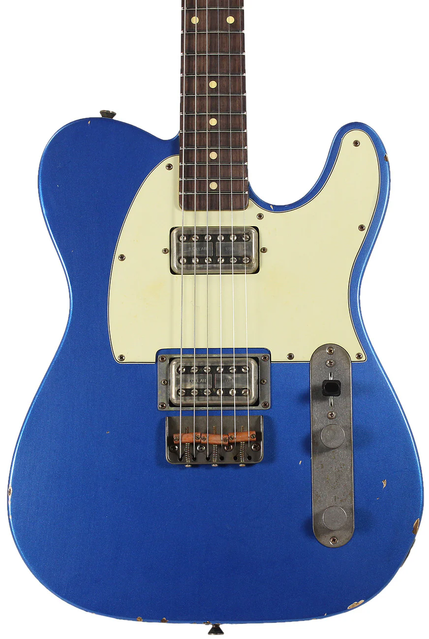 Nash T2HB Guitar, Lake Placid Blue, Lollartrons - Image 3