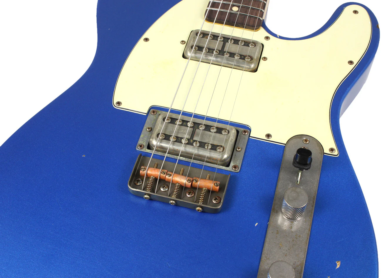 Nash T2HB Guitar, Lake Placid Blue, Lollartrons - Image 6