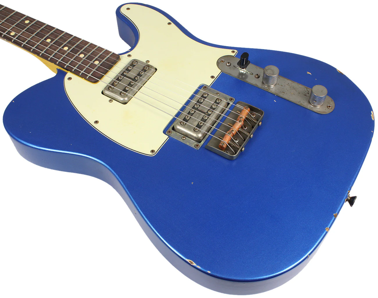 Nash T2HB Guitar, Lake Placid Blue, Lollartrons - Image 7