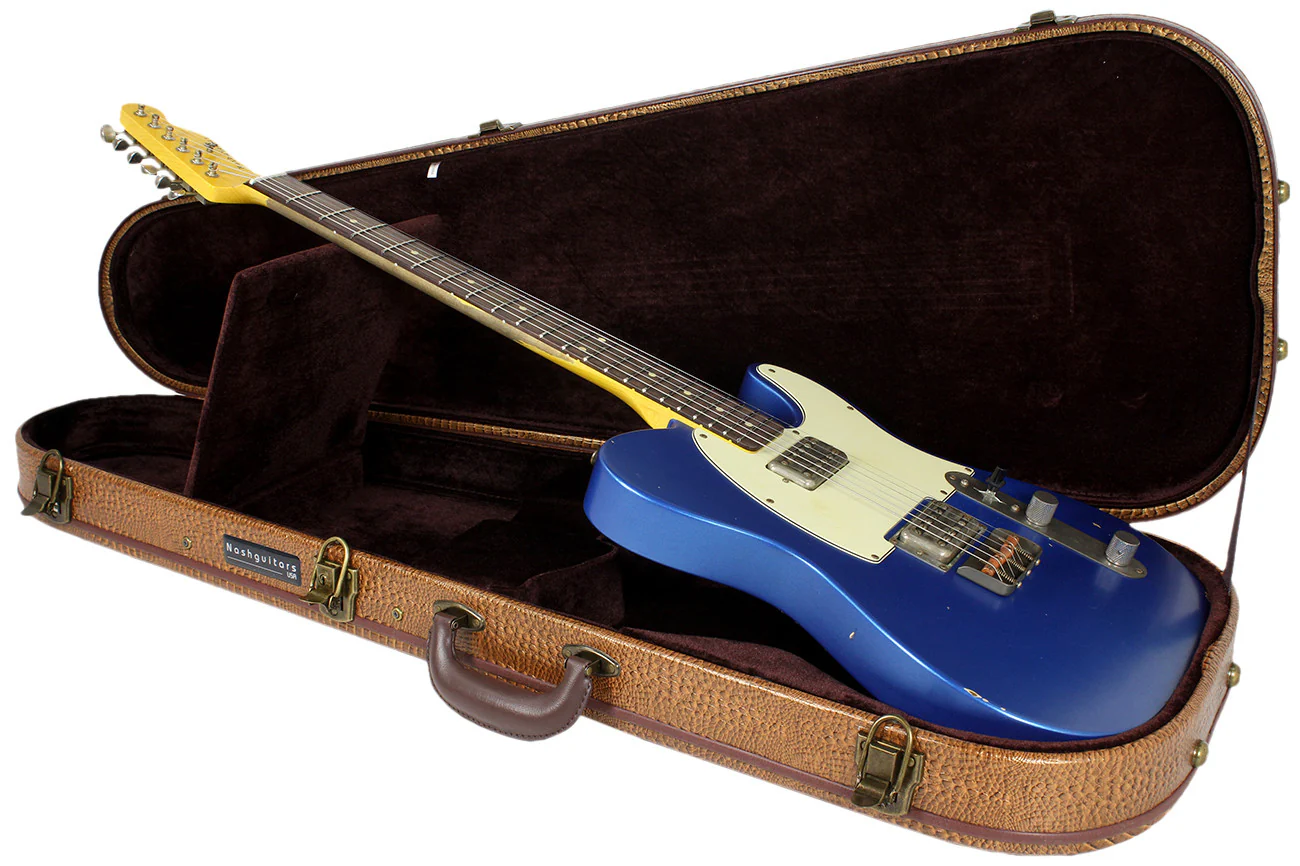Nash T2HB Guitar, Lake Placid Blue, Lollartrons - Image 9