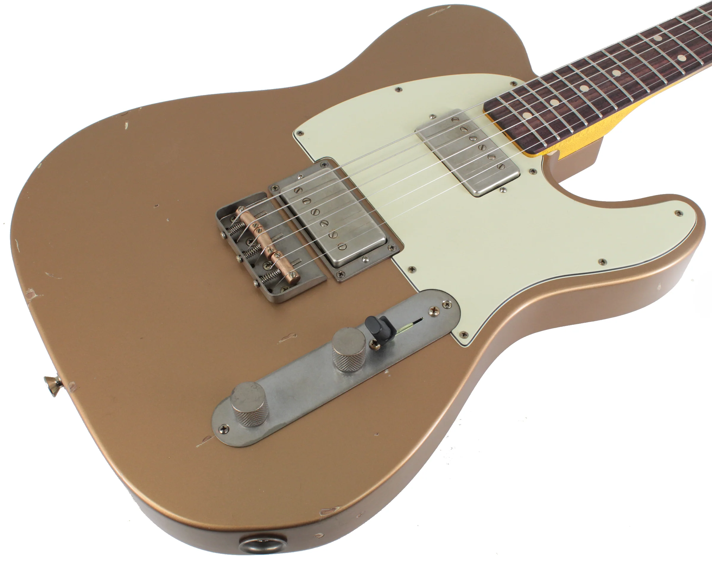 Nash T2HB Guitar, Les Paul Gold - Image 2