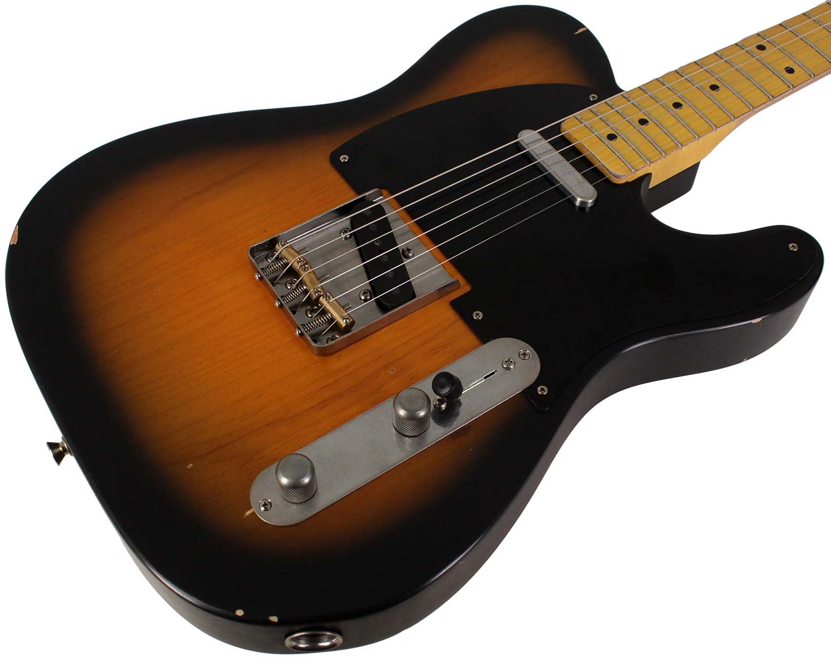 Nash T52 Guitar, Two Tone Burst, Light Aging - Image 2