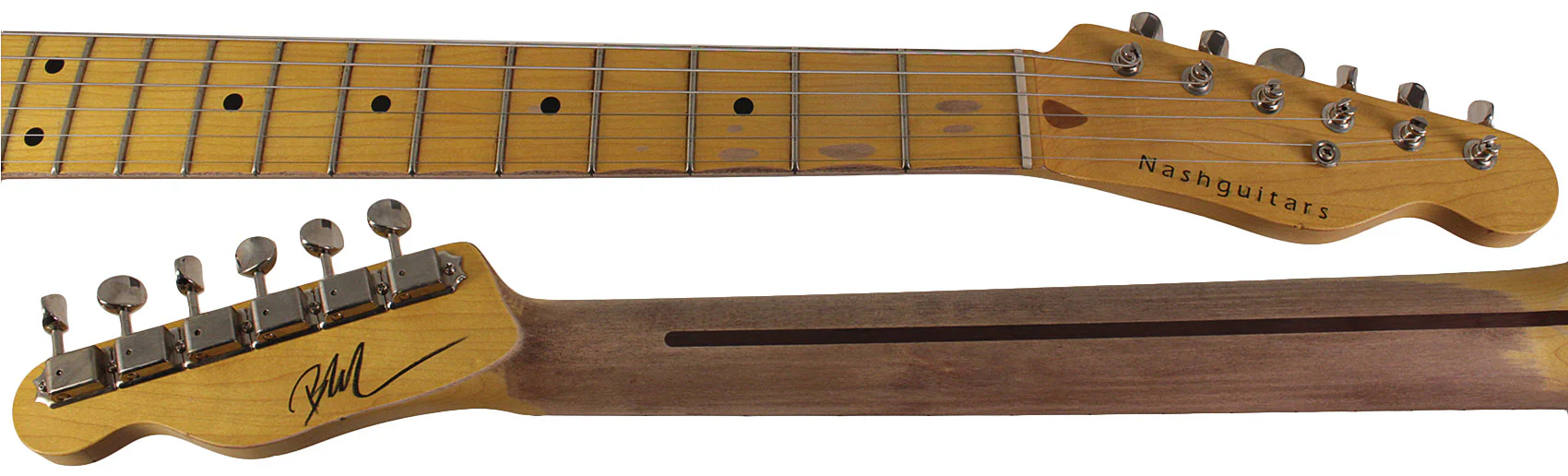 Nash T52 Guitar, Two Tone Burst, Light Aging - Image 8