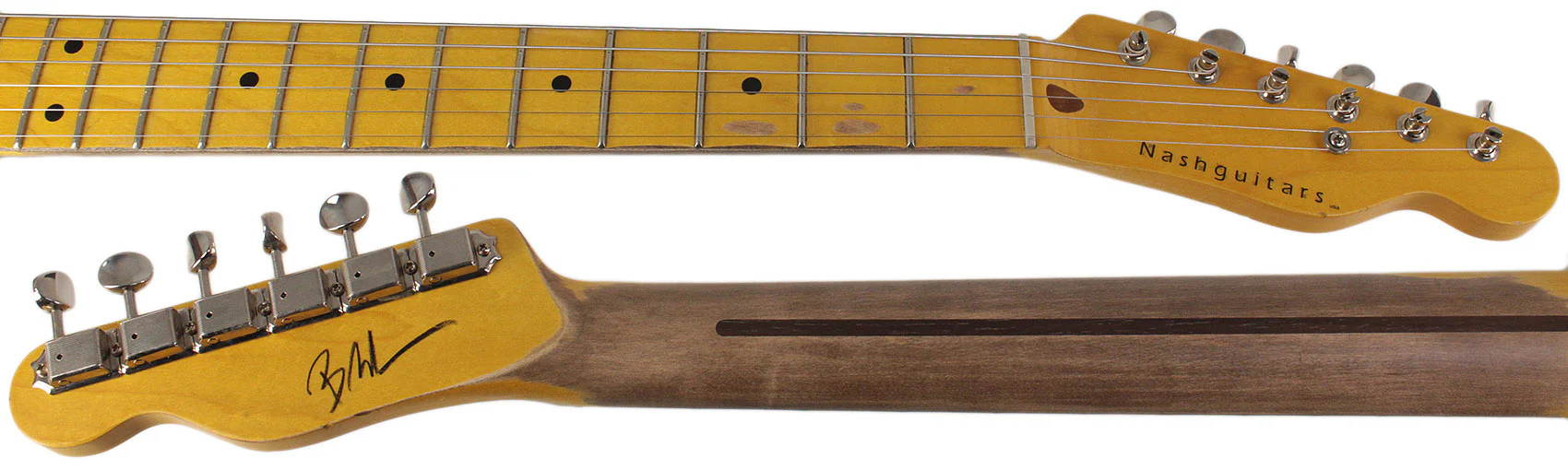 Nash T52 Guitar, Butterscotch Blonde, Light Aging - Image 8