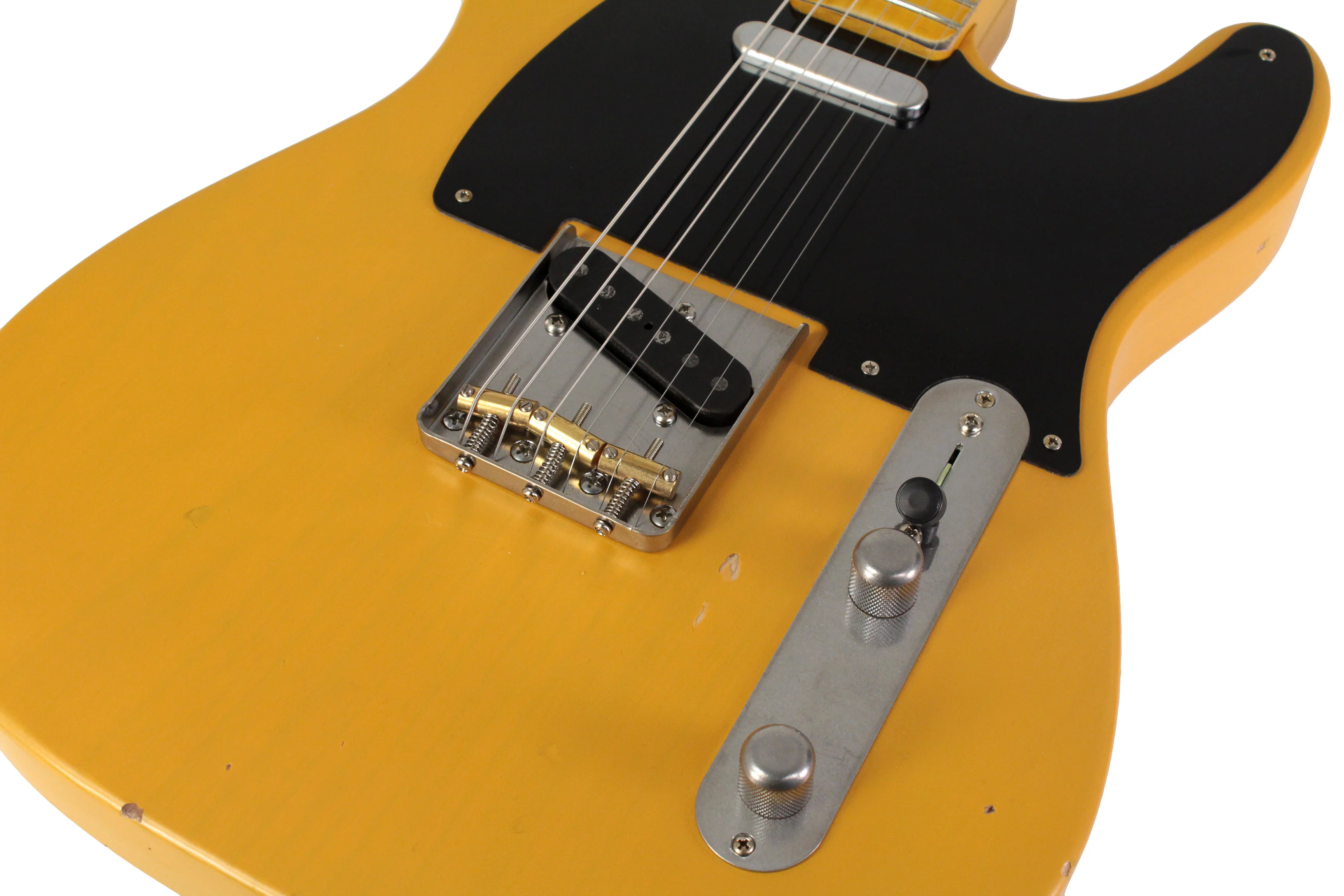 Nash T52 Guitar, Butterscotch Blonde, Light Aging - Image 3
