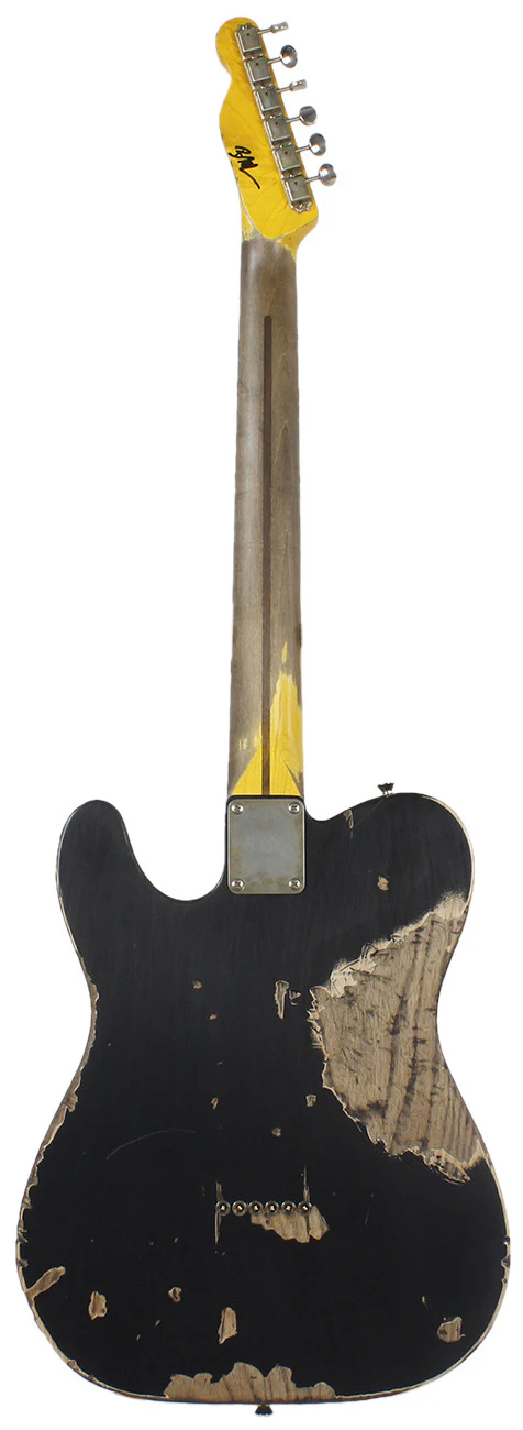 Nash T57 Guitar, Black, Extra Heavy Relic - Image 5