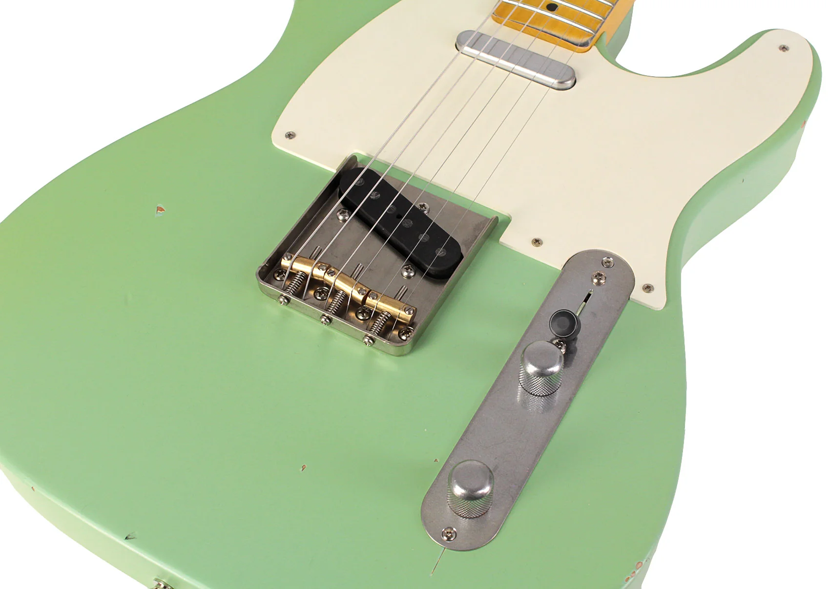 Nash T57 Guitar, Surf Green, Light Aging - Image 3