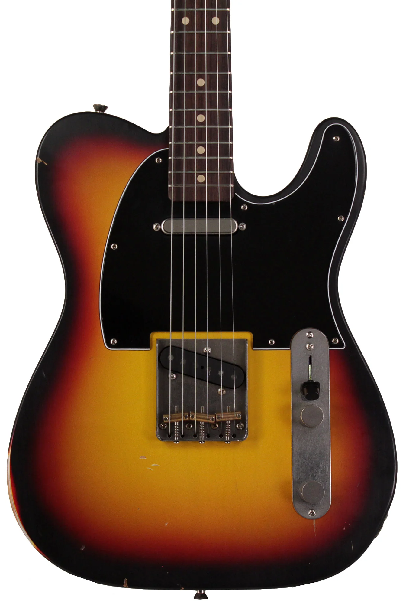 Nash T63 Guitar, 3 Tone Sunburst, Light Aging - Image 6