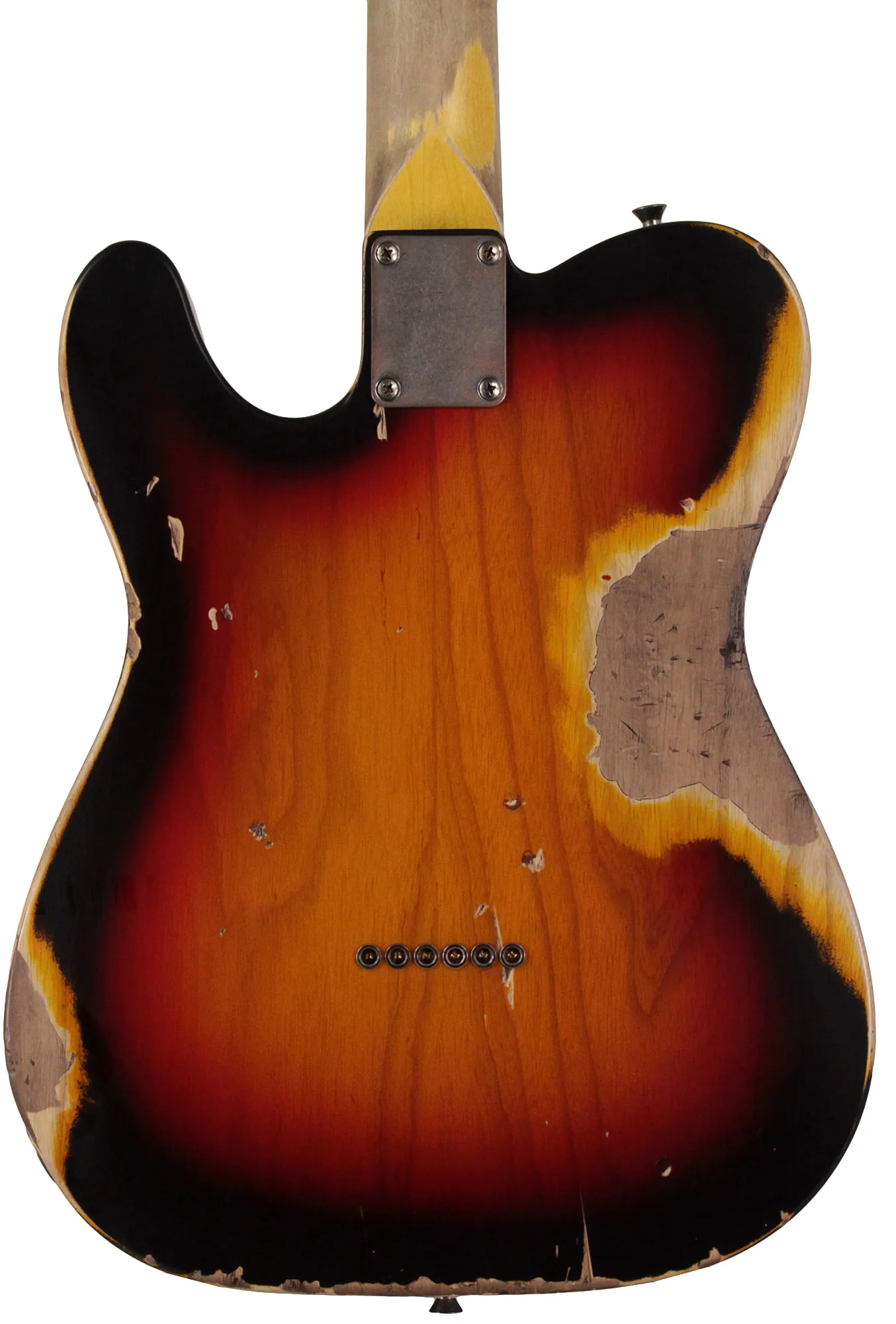 Nash T63 Guitar, 3 Tone Sunburst, Heavy Aging - Image 6