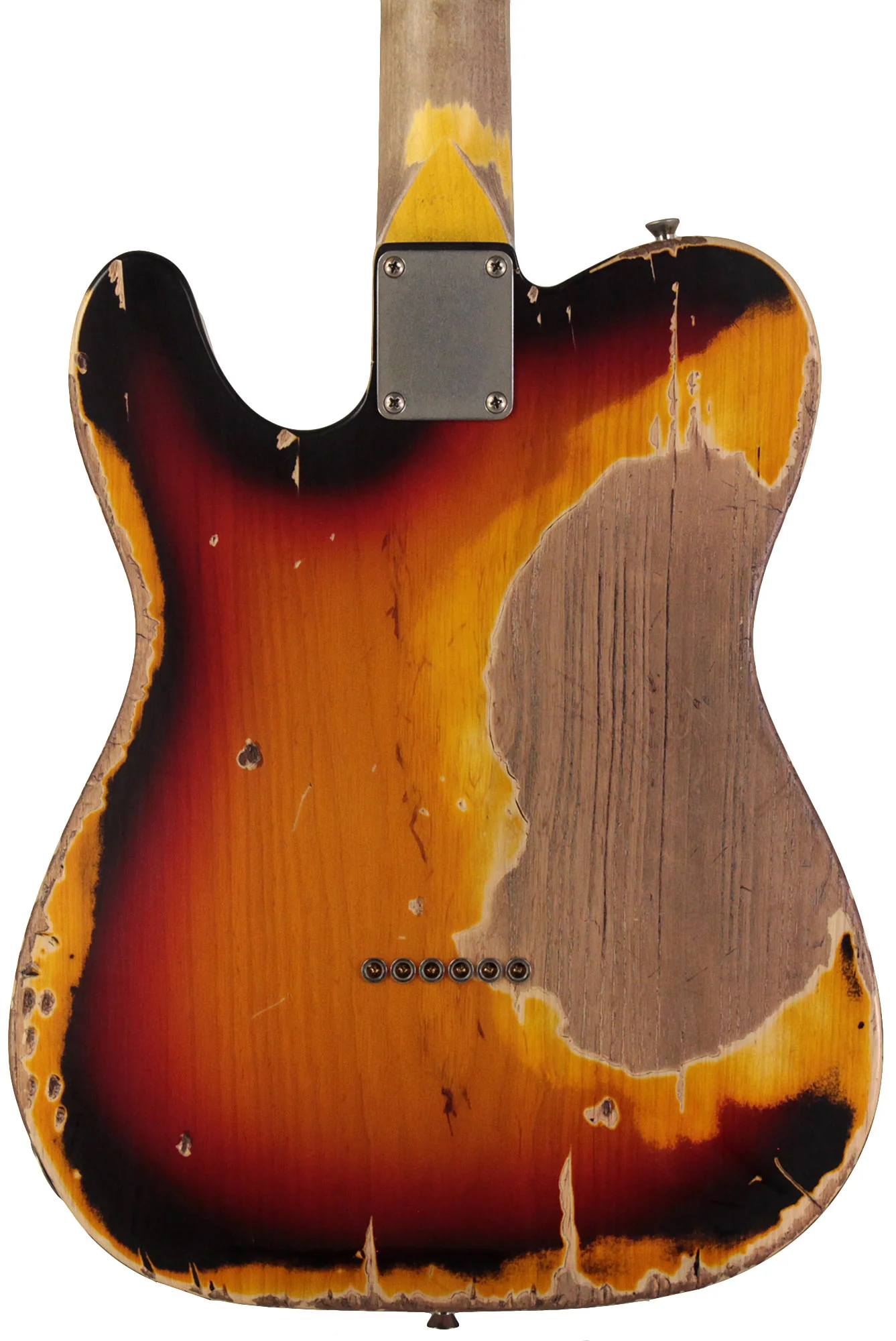 Nash T63 Guitar, 3-Tone Sunburst, Extra Heavy Aging - Image 8