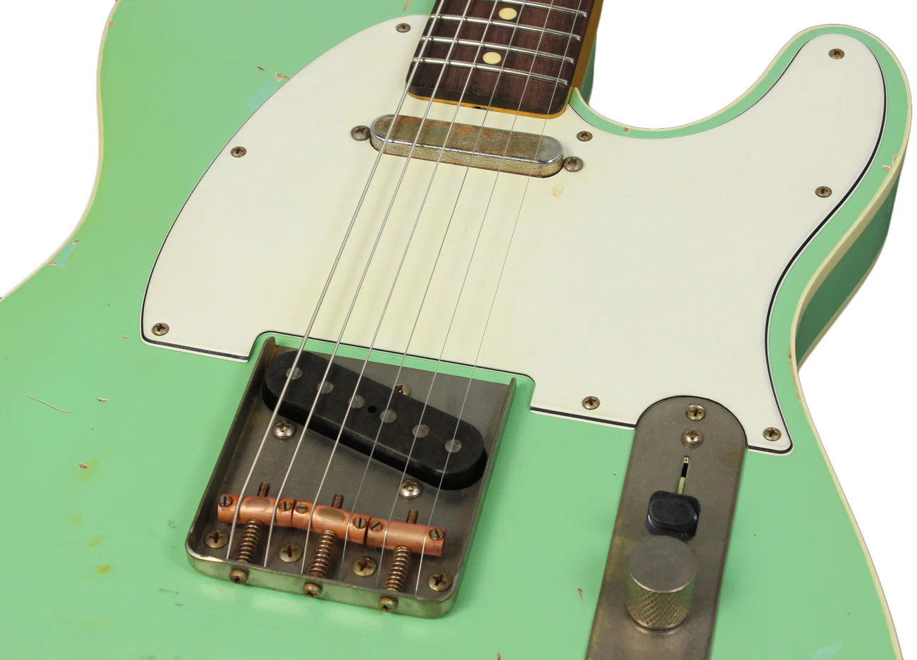 Nash T63DB Telecaster Guitar, Seafoam Green - Image 2